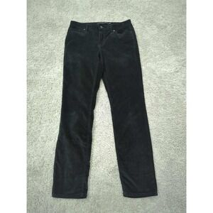 Calvin Klein Pants Womens 12x32‎ Black MidRise Corduroy Ultimate Skinny Classic